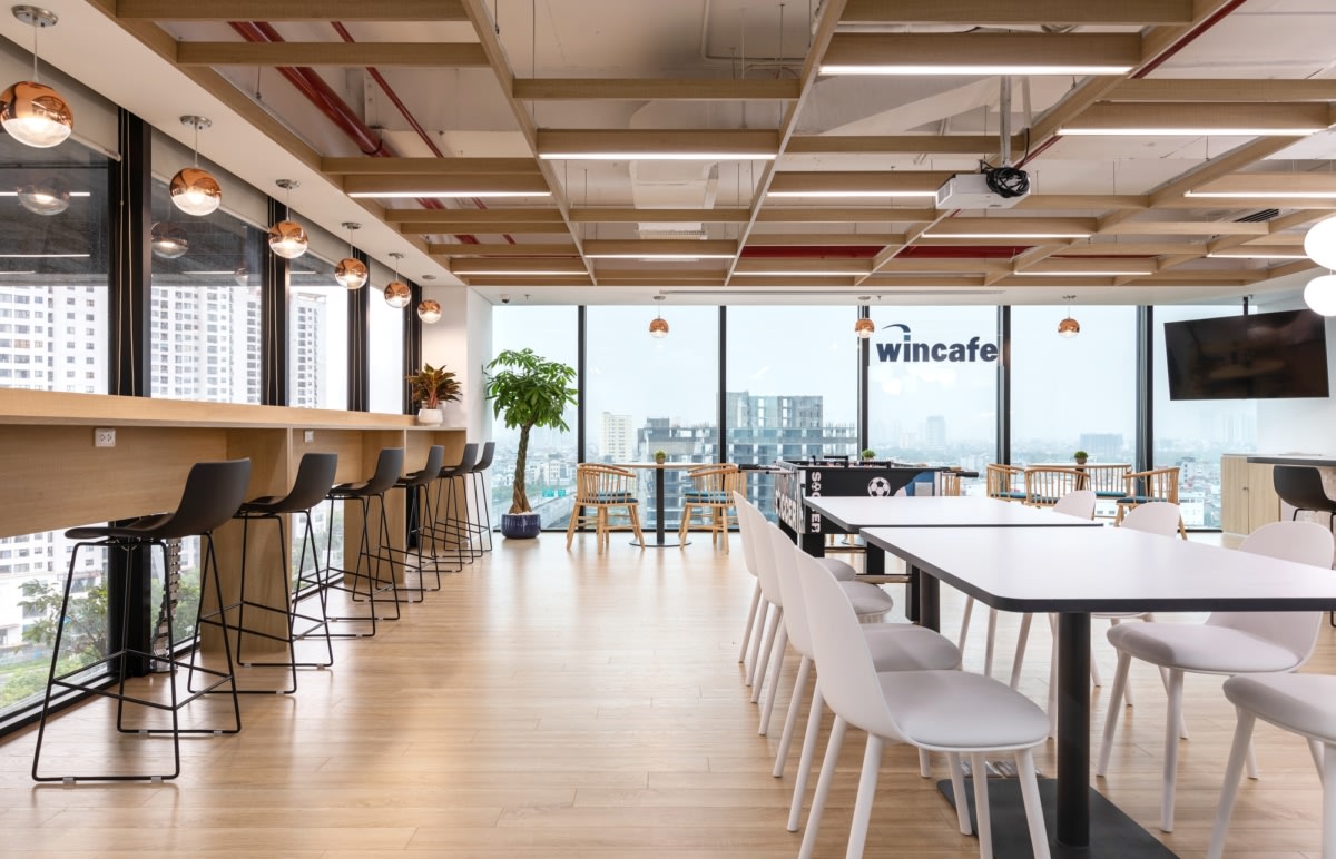 上海科技公司茶水間如何設計？科技公司辦公室休閑區裝修技巧？